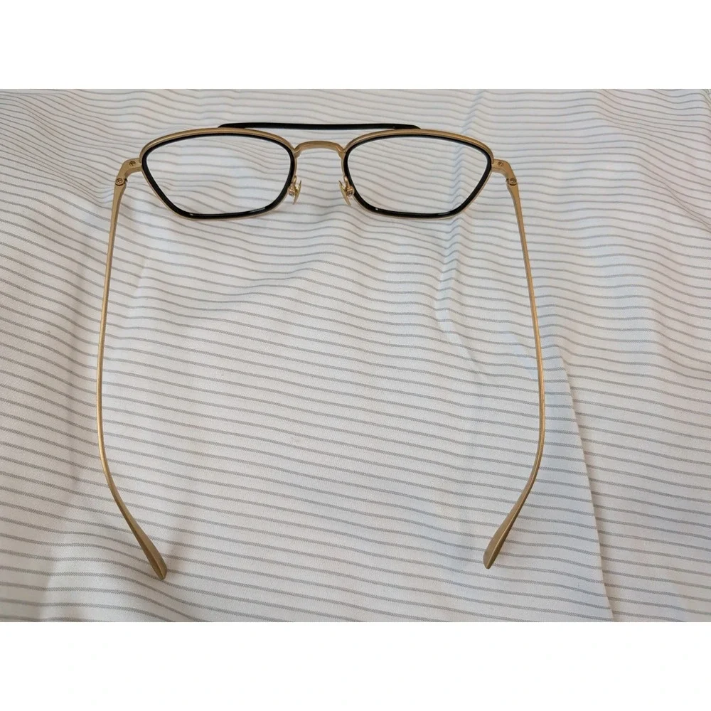 Maui Jim Sunglasses Following Seas 555-16M Gold Titanium Frames Only No Lens